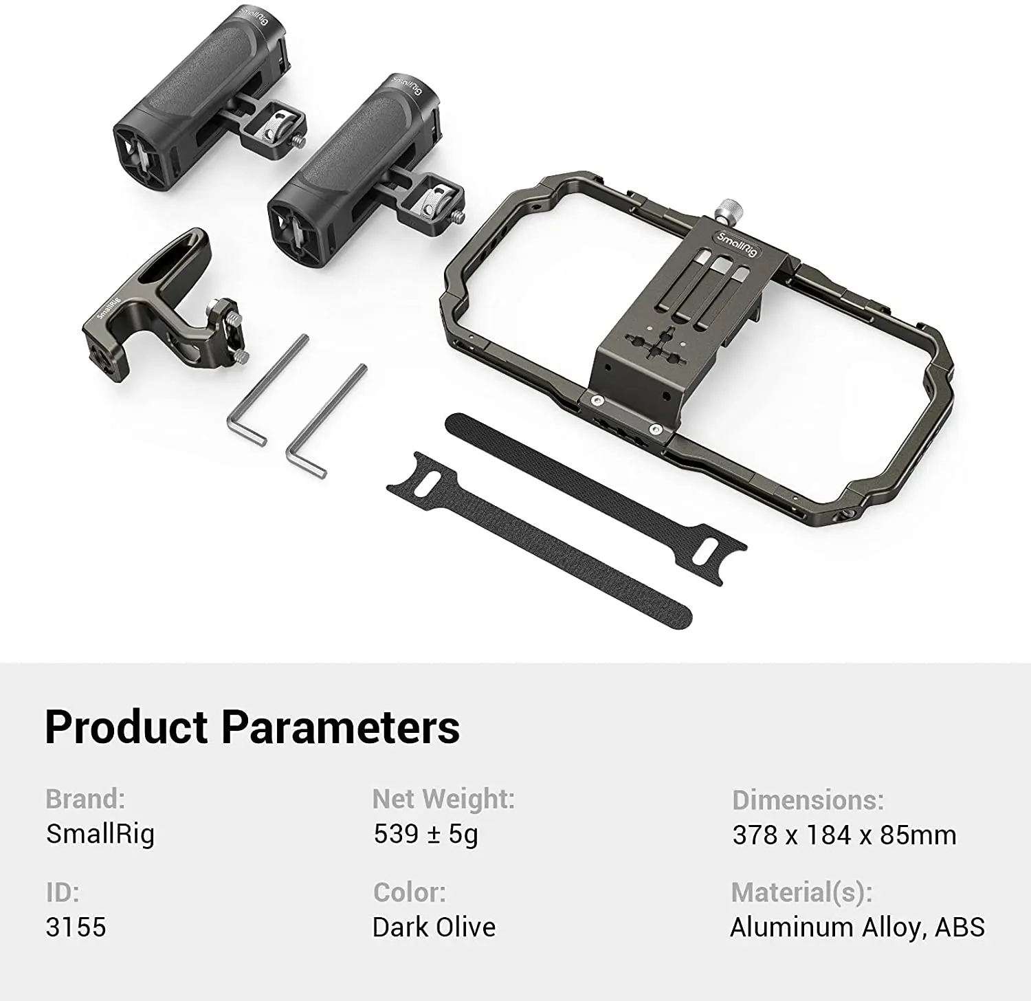 SmallRig maniglia universale per telefono cellulare handgrip palmare per iPhone 16 / 16 Pro / 16 Pro Max per iPhone 15 Video Rig Kit 3155