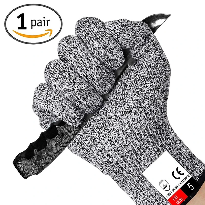 HPPE Level 5 Kitchen Gardening Hand Protective Gloves Butcher Meat Chopping Working Gloves Mittens Women Men's Breathable gloves