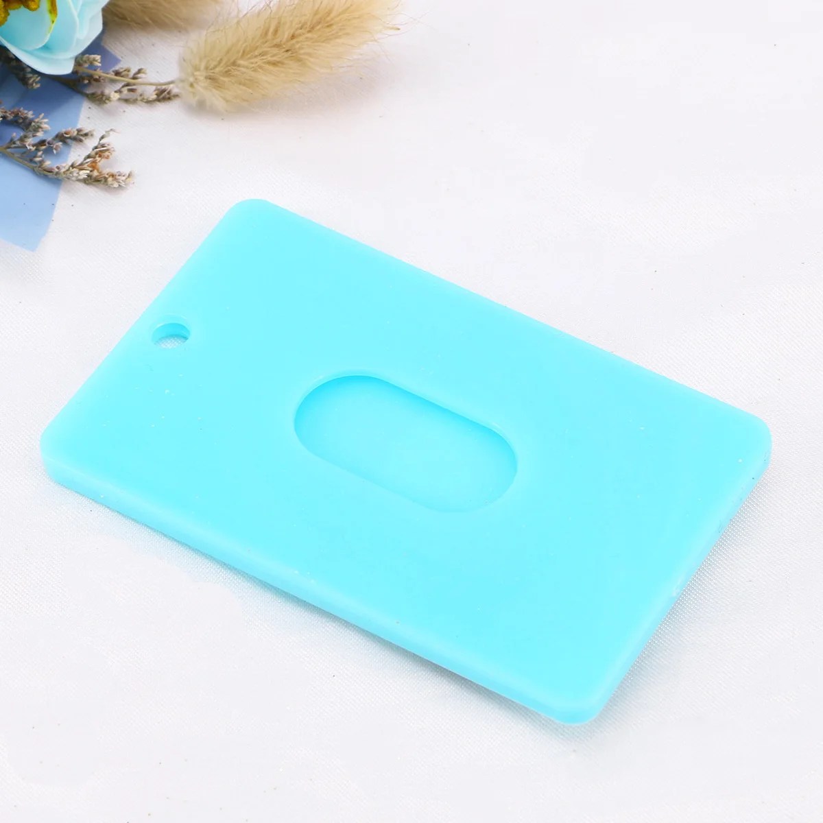 

Cartoon Pattern Bus Subway Id Ring Keychain Key Holder For Cards Badges Credit Name Tags Green Panda () Pvc