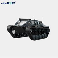 JJRC C8812 RC Tracked Car with LED Lights, 2.4G Remote Control Tank Model for Off-Road Drift and Climbing, Gift for Boys
