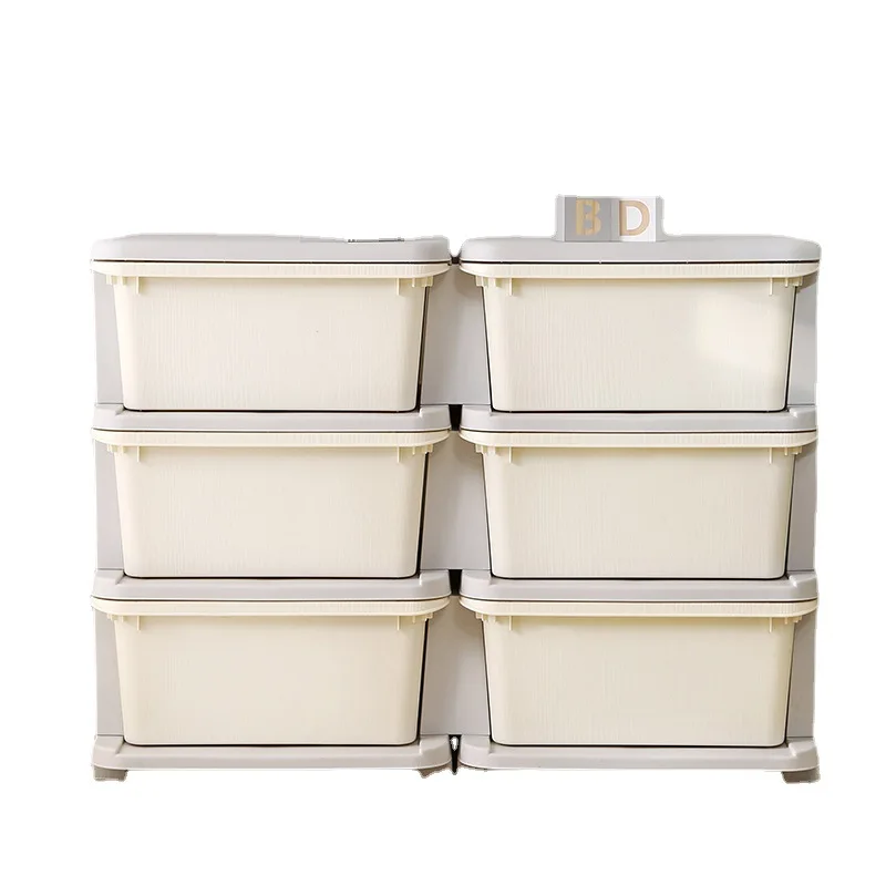 

Children's Simple Storage Cabinet Multi-layer Toy Rack Large Capacity Baby Storage Rack Multifunctional Sub