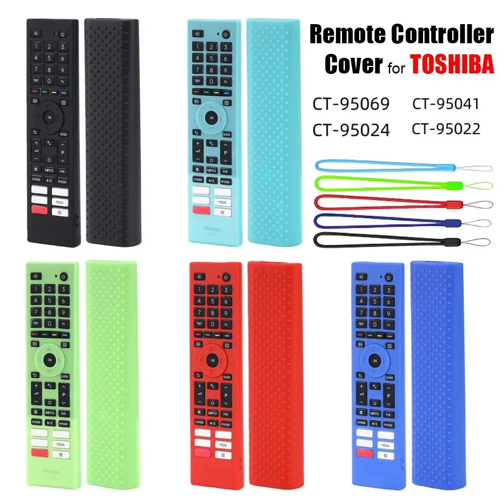 Silicone Remote Case Cover with Lanyard Soft Remote Controll