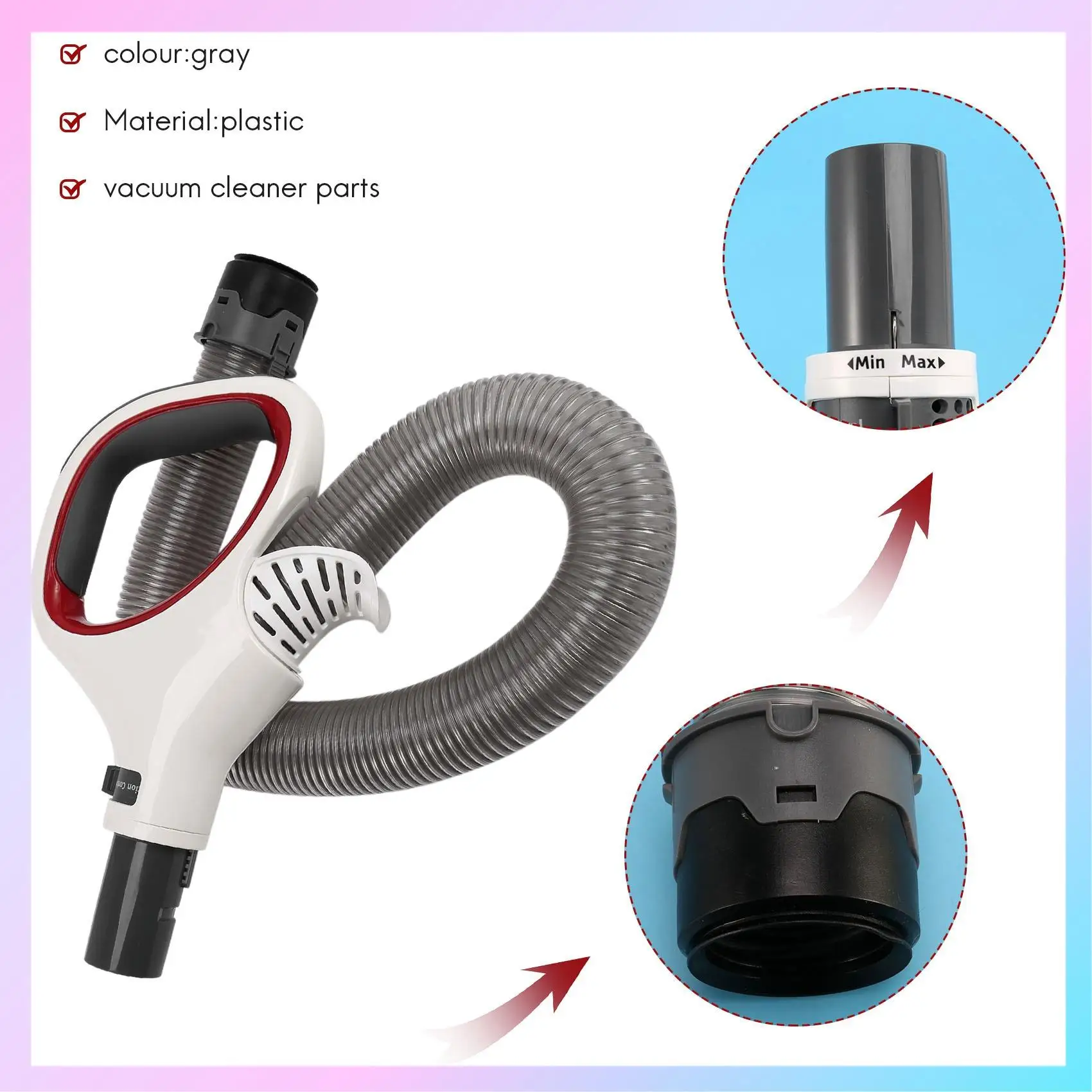 

ABRG-Сменная ручка шланга для подъемной модели Shark Rotator NV501 NV500 UV560 NV502, детали пылесоса
