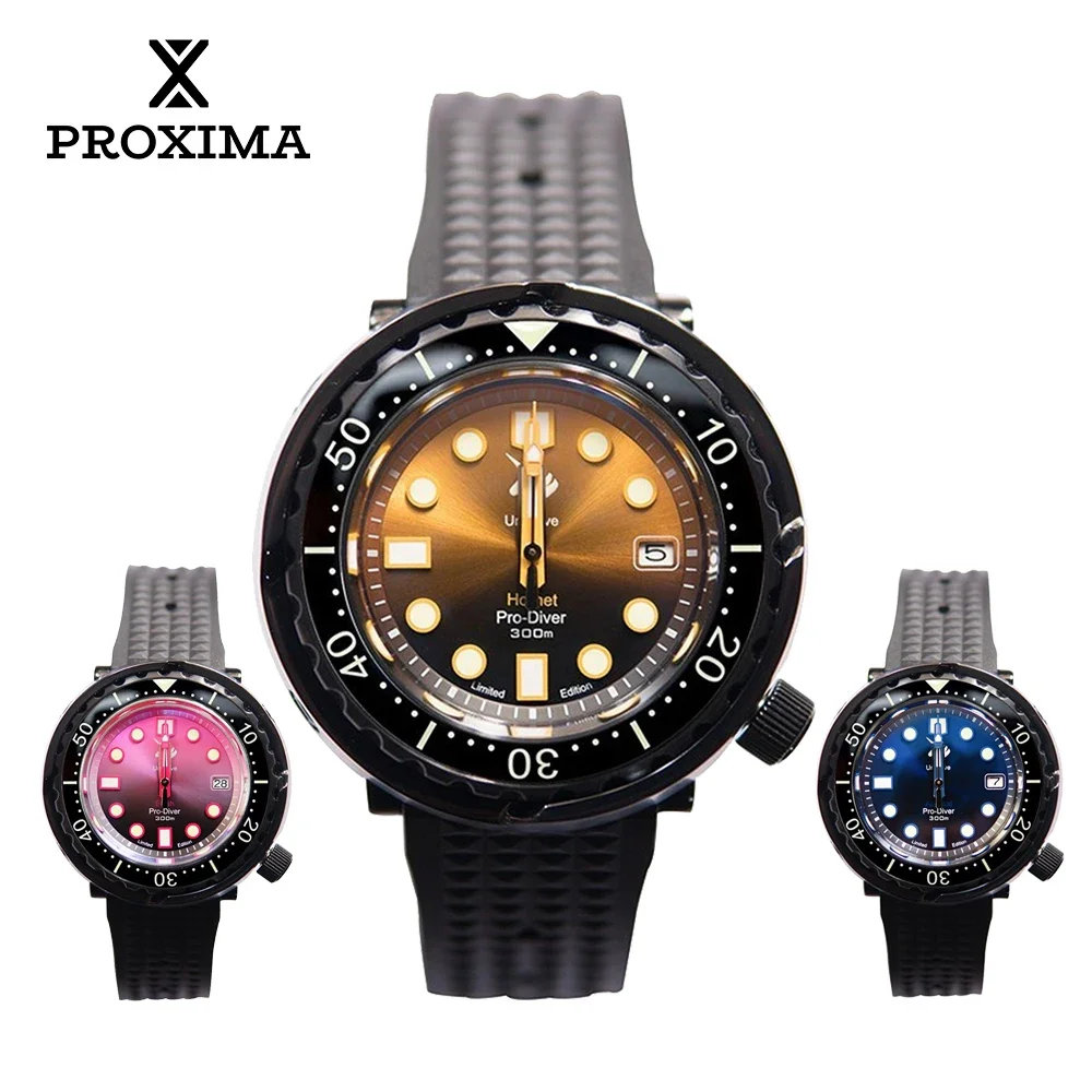 

Proxima UD1682-JB Tuna Men Diver Watches Luxury Sapphire Crystal Automatic Mechanical NH35 Movement 30Bar Luminous Date Window