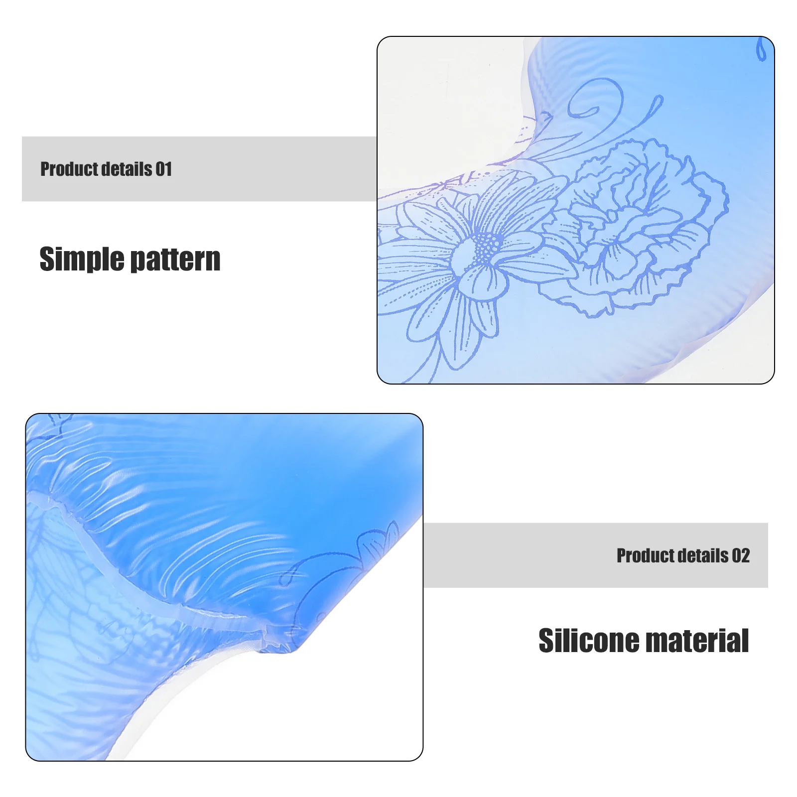 Soft Silicone Face Down Pillow for Salon Massage Table Headrest Cushion Spa Lying Beauty Care Bed Rest Hole