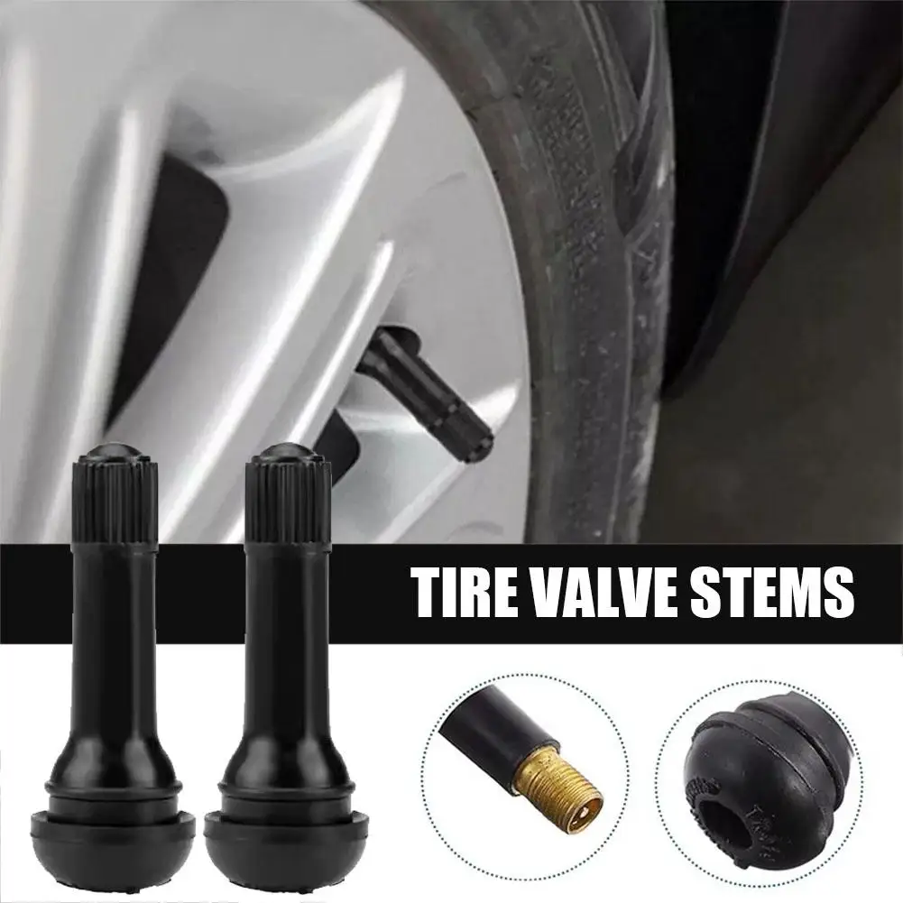 TR438 Защелкивающийся резиновый клапан для бескамерных шин с маленьким отверстием, латунный клапан, колесо с отверстием для ниппеля, шина 50*19 мм, шина EPDM, стержень для обода B7M0