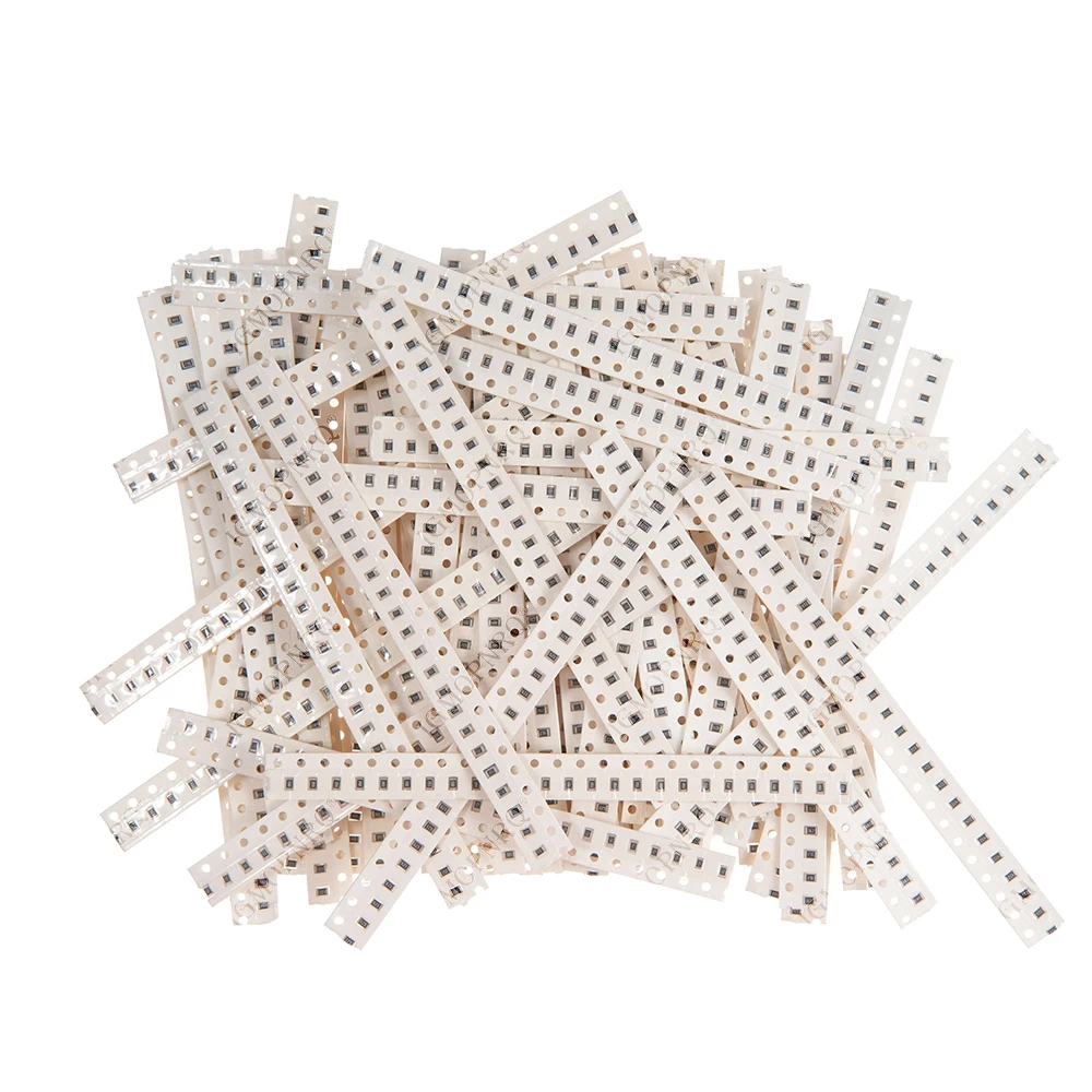 مجموعة مقاومات SMD متنوعة ، 0805 ، 10ohm ، 1m ، Ohm ، 5% ، 80 قيم X ، 25 قطعة = 2000 قطعة ، fjxrhغال