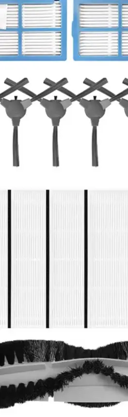 

For Ionvac For SmartClean For Robovac Robotic Vacuum Cleaner Main Roller Brush And Side Brush Covers Replacement Parts