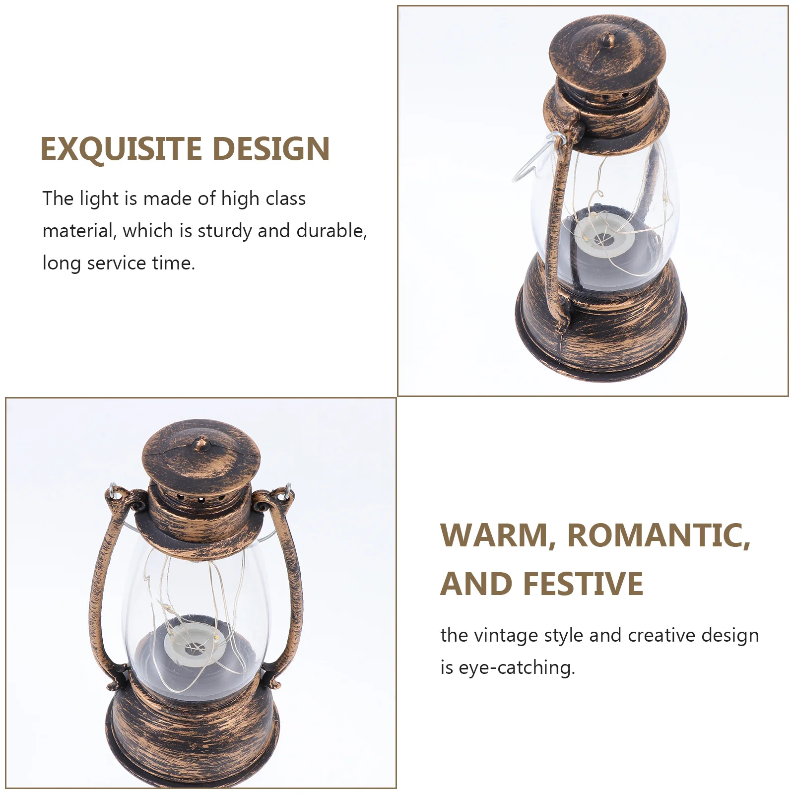 1 шт., винтажная масляная лампа, декор, подвесной светильник в стиле ретро для внутренней уличной лампы, портативный фонарь, тонкое мастерство