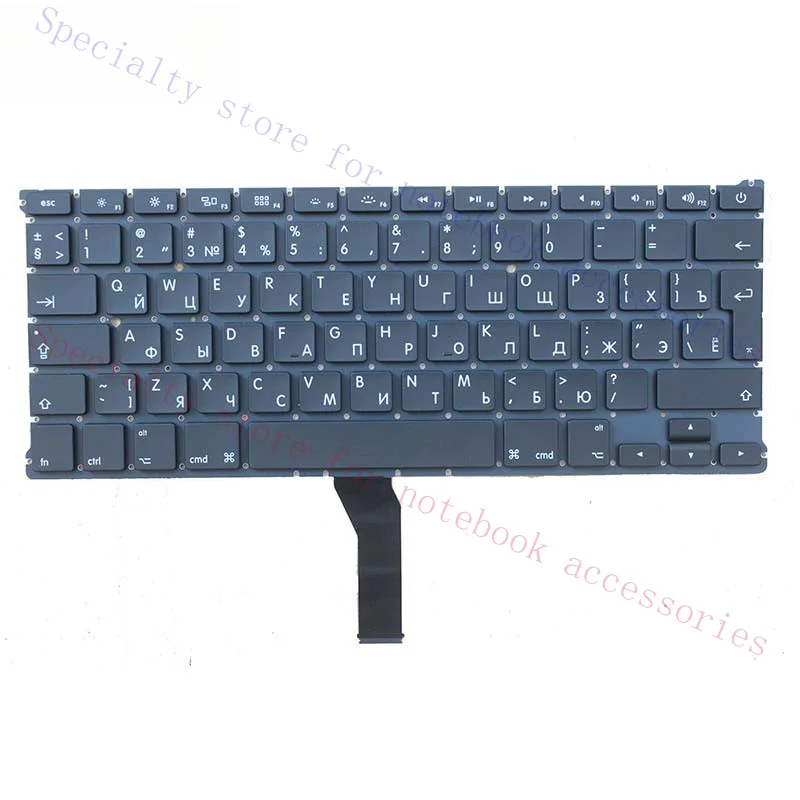 R+ New For Russian keyboardV Keyboard RU Macbook Air 13.3& # 034; A1369 A1466 2011-2014