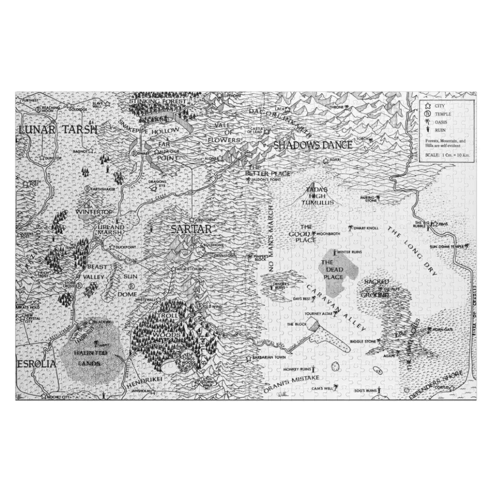 

RQ2 DRAGON PASS AND PRAX Map Jigsaw Puzzle Custom Jigsaw Customizable Gift Customs With Photo Puzzle