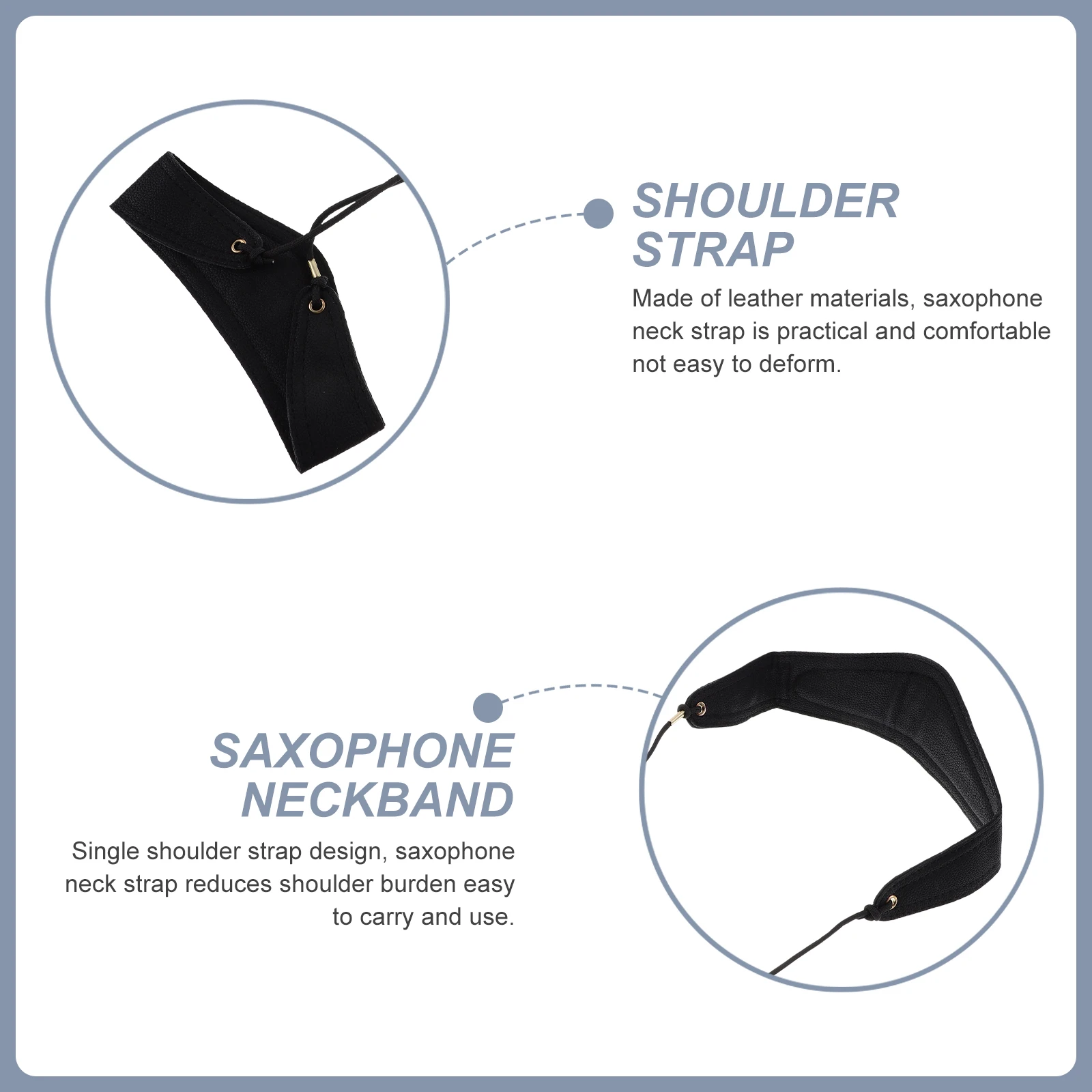 

Saxophone Neck Strap Adjustable High Alto Tenor Comfortable Single Shoulder Portable Universal Student Adult s sax parts