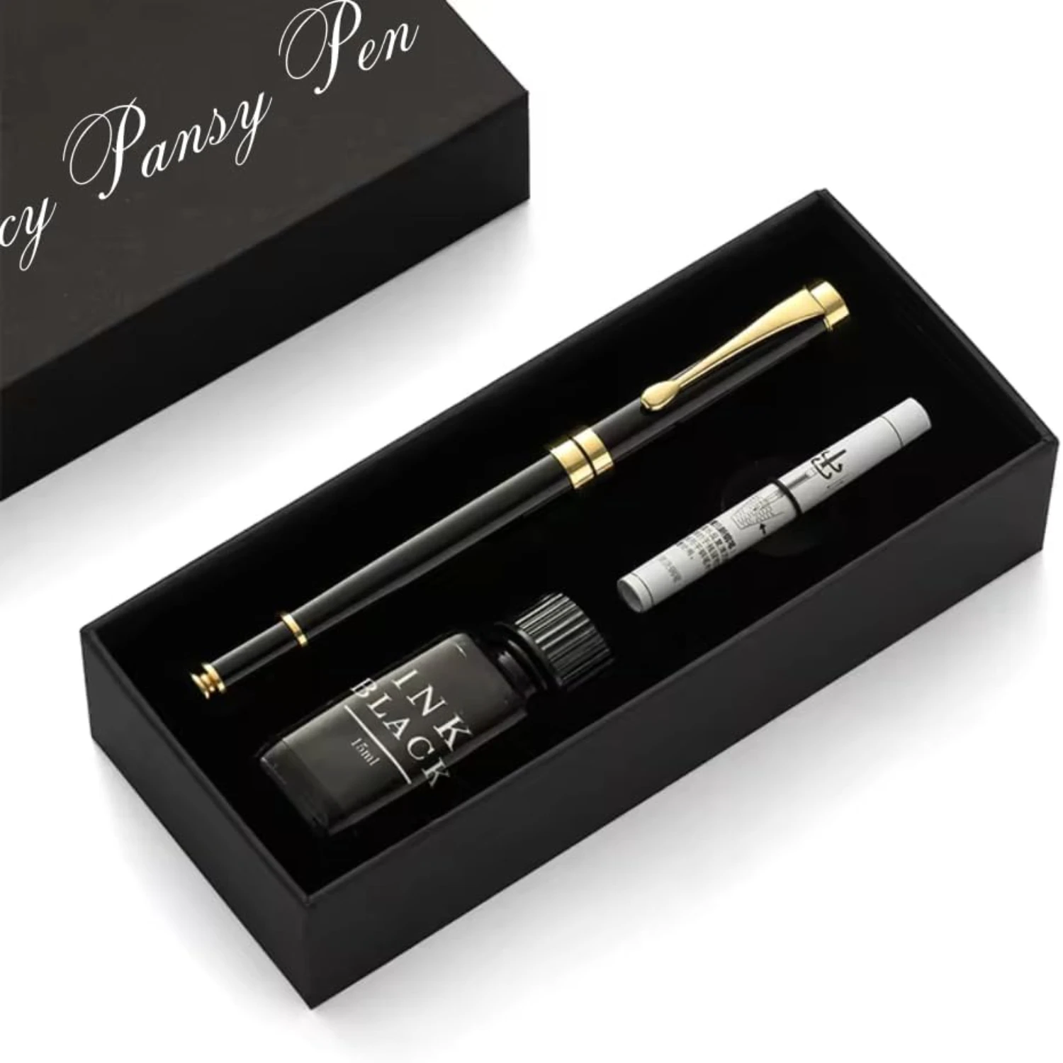 

Elegant, Stylish, and Beautiful Fancy Pansy Pen with Floral Design - Ideal for Journaling, Scrapbooking, and Writing - Perfect G