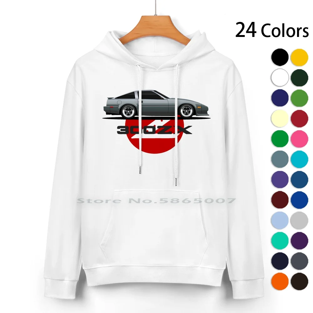 300zx Z31 Pure Cotton Hoodie Sweater 24 Colors Fairlady Datsun Generations 370z 350z 300zx 280zx 240z S30 S130 Z31 Z32 Z33 Z34