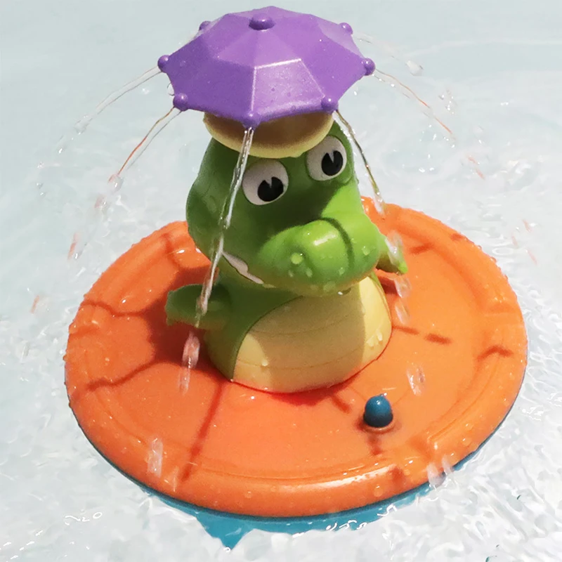 

Baby Electric Shower Water Spray Bath Toy Kid Crocodile Glow Water Toy Children Bathroom Bathtubs Bathing Interactive Float Gift