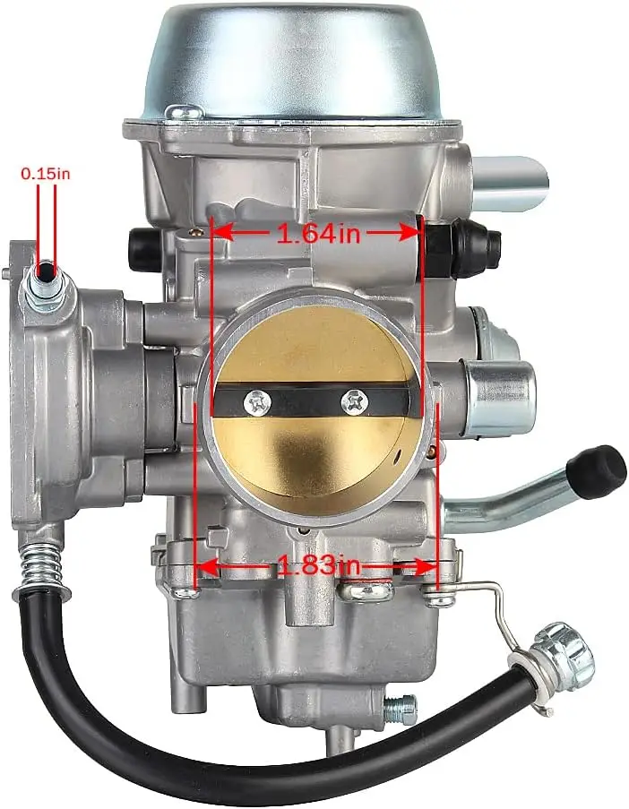 

YFM660 Carburetor for Grizzly 660 4-Stroke Engine Replace PD42J 1UY-14451-00-00 Manual Choke Carburetor 125cc 150cc