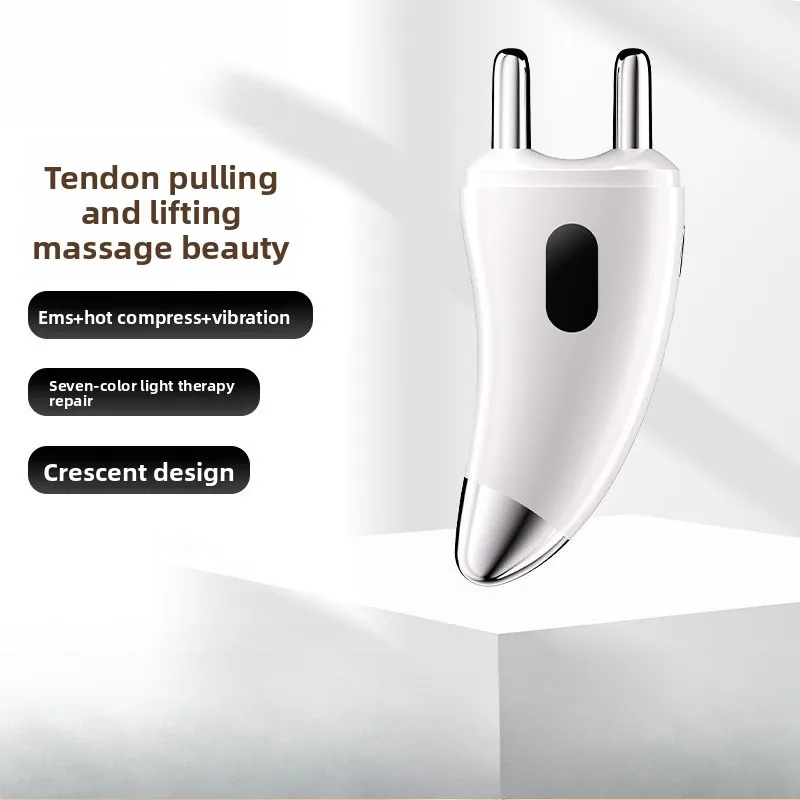 

Electric Scraping and Acupressure Massage Stick Multifunctional Heated Eye Beauty Device for Neck and Face Slimming Care