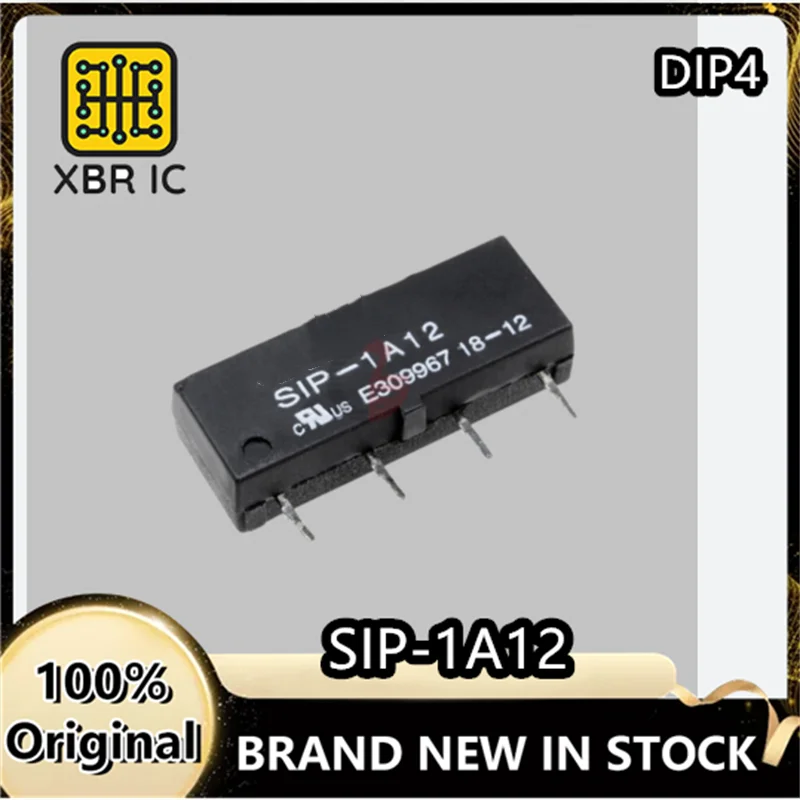 

(20/50 pieces) SIP-1A12 4-pin miniature reed switch relay DIP4 new original authentic spot fast delivery