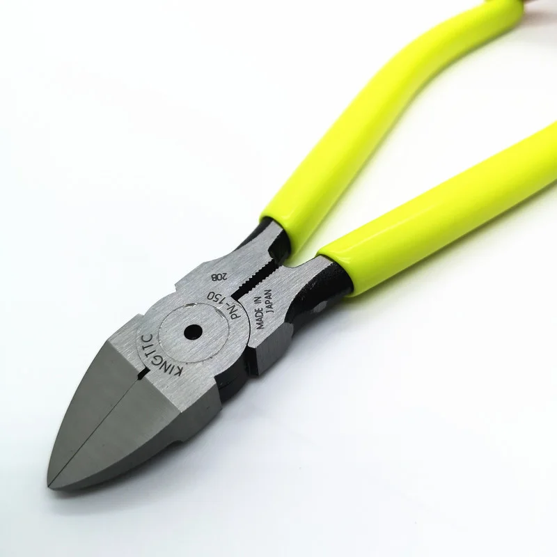 Japan King TTC Diagonal Pliers 5 Inch or 6 Inch For Cutting Plastic Copper Wire, Aluminum Cable Element Etc Repair Tools PN-125