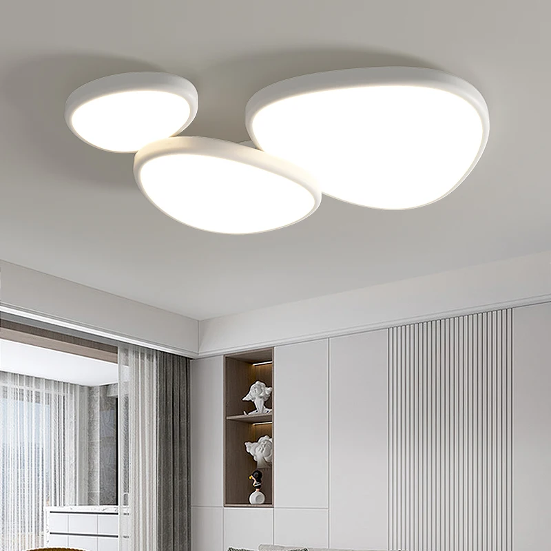 

Minimalist Cobblestone Cloud Master LED Ceiling Chandelier Lamp For Bedroom Living Study Room Cloakroom Hotel Foyer Bright Light