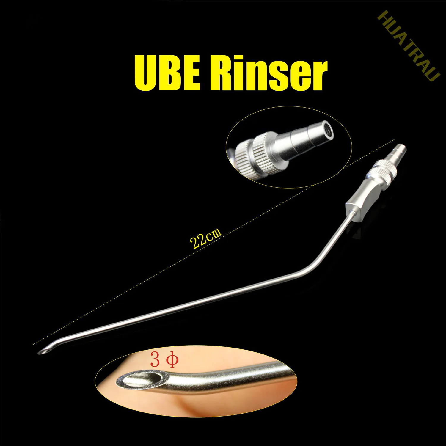 UBE Irrigator Aspirator curved Suction tube pipe Bess Dual twe Channel Spinal Endoscope Minimally Invasive Orthopedic Rinser AO