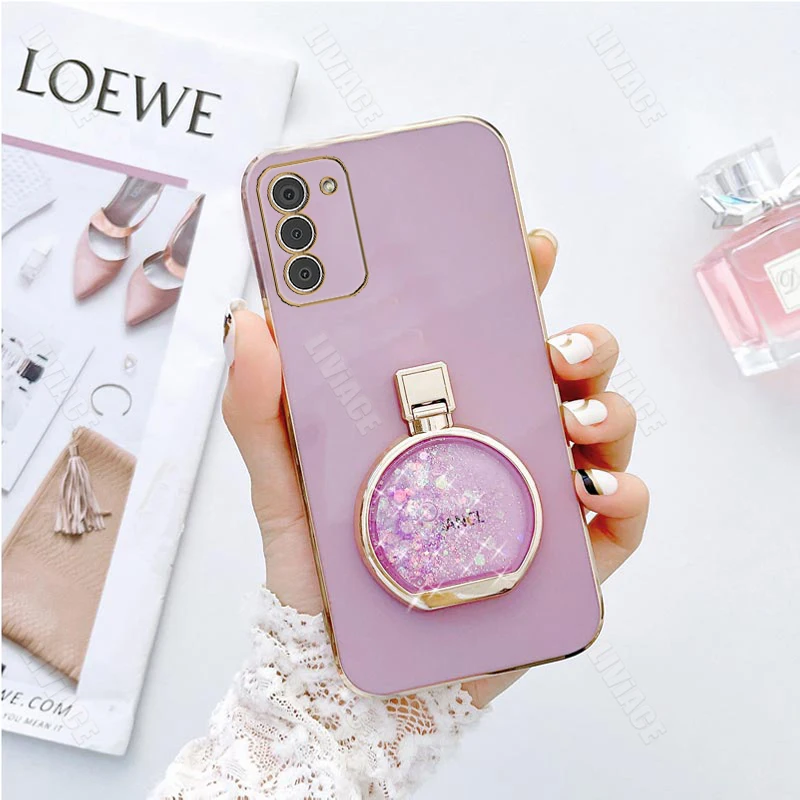 MotorolaG42 Quicksand Perfume Holder Phone Case On For Mototola Moto G42 MotoG42 MotorolaG 42 Luxury Cover