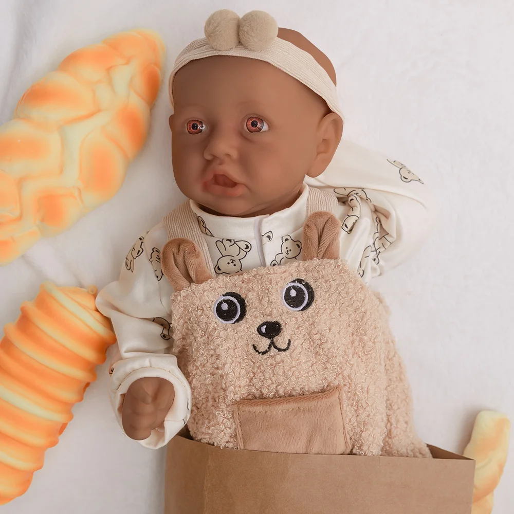 19.7インチ、2.8kg、開口部広い医療グレードの柔らかいシリコン製ベビードール、プロレベルのディテール復元