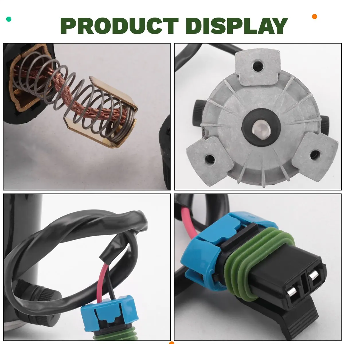 #00K Truck Fan Motor for Refrigeration System,12V Refrigerated Truck Fan Motor for Carrier Supra1250 1250 1150 (Metal)