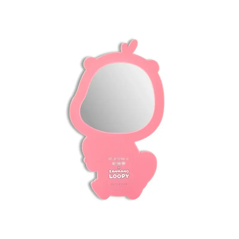 مرآة مكياج لطيفة من MINISO LOOPY، سهلة الحمل، هدية محيطية على طراز Kawaii Capybara، هدية يجب اقتناؤها للفتيات