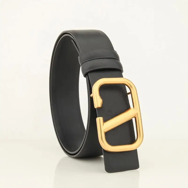 Wide 4CM Luxury Brand Famous Women Belt Designer Fashion Reversible Leather Belt women jeans Ladies Belt for women dress