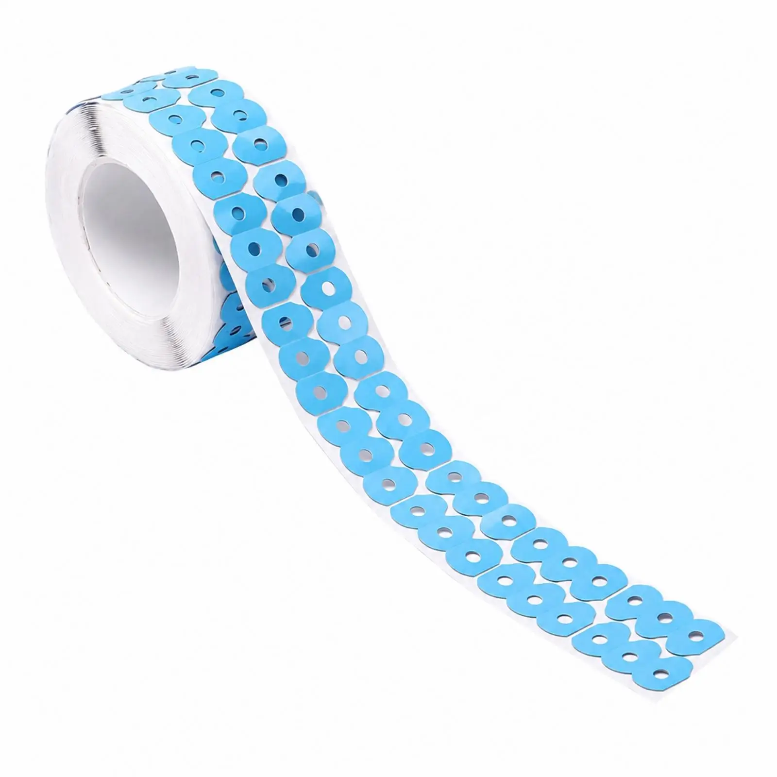 Eyeglass Lens Polishing Sticker 18x29mm Double Sided Pad for Secure Grinding and Alignment Work