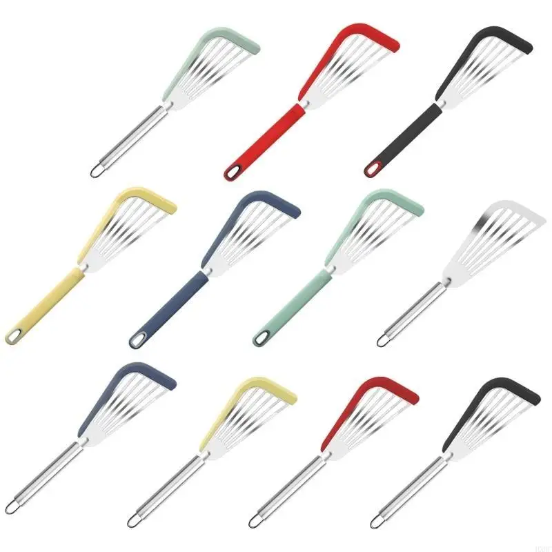 

2025 New Heat Resistant Handle Stainless Steel Spatula Frying Shovel for Barbecue and Fish Kitchen Tool Cooking Accessories