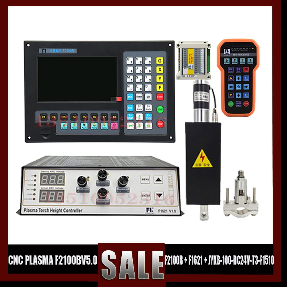 

Plasma Controller + Thc + Lifter Kit F2100b + F1621 + Jykb-100-dc24v-t3+/F1510 Wireless Remote Control For Plasma Cutter Cutter