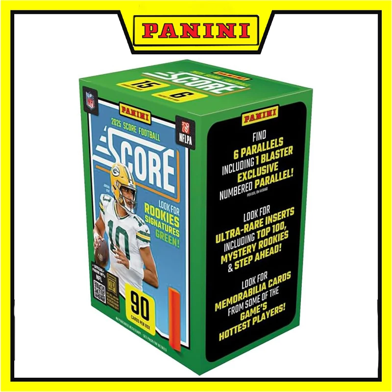 2025–26 Panini Score NFL Football Blaster Box بطاقات التداول الرسمية تتضمن بطاقات Rookie المتوازية والإدخالات المختومة
