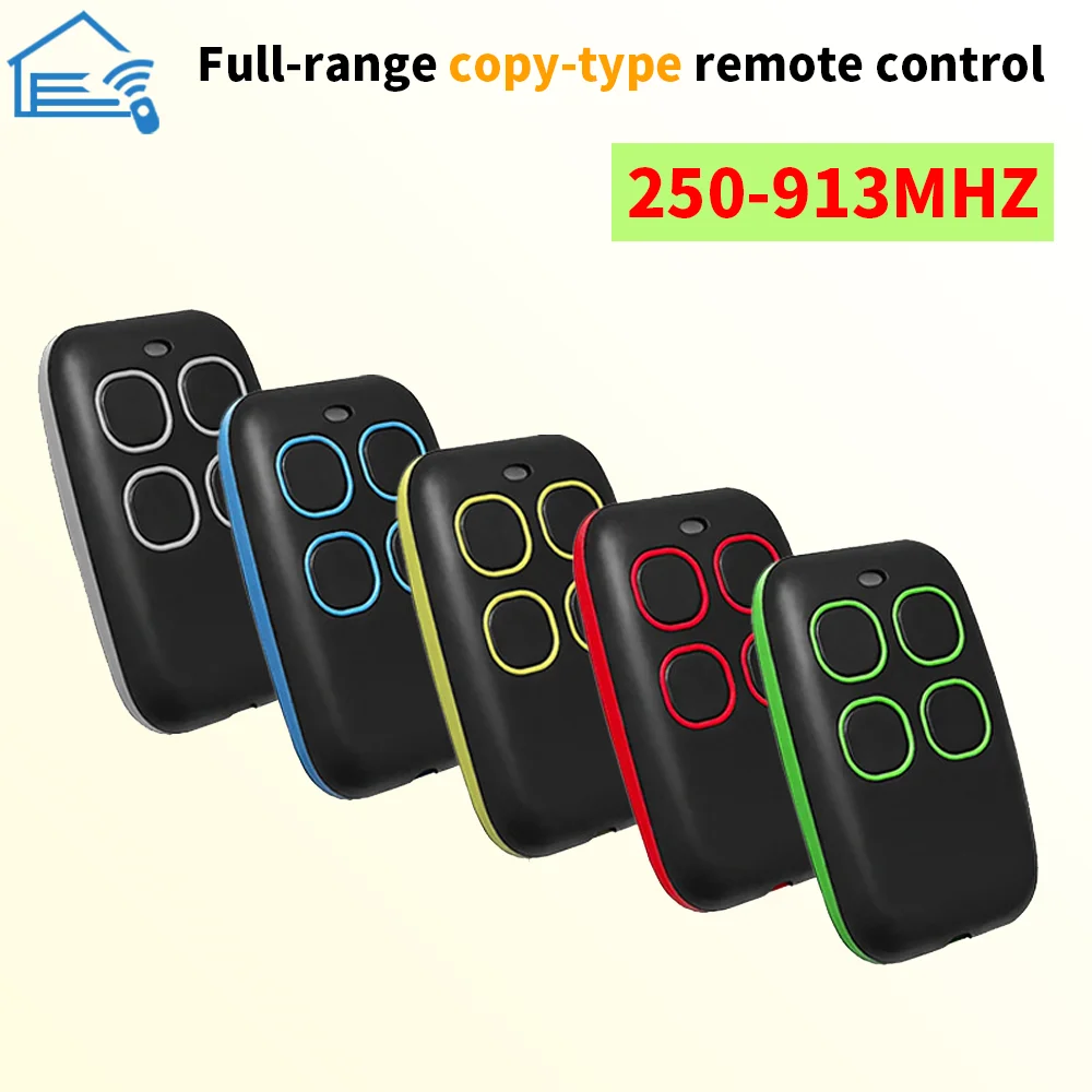 Garage Door Remote Control Duplicator 433MHz 433.92MHz Code Grabber Clone Gate Key Fob Command Hand Transmitter