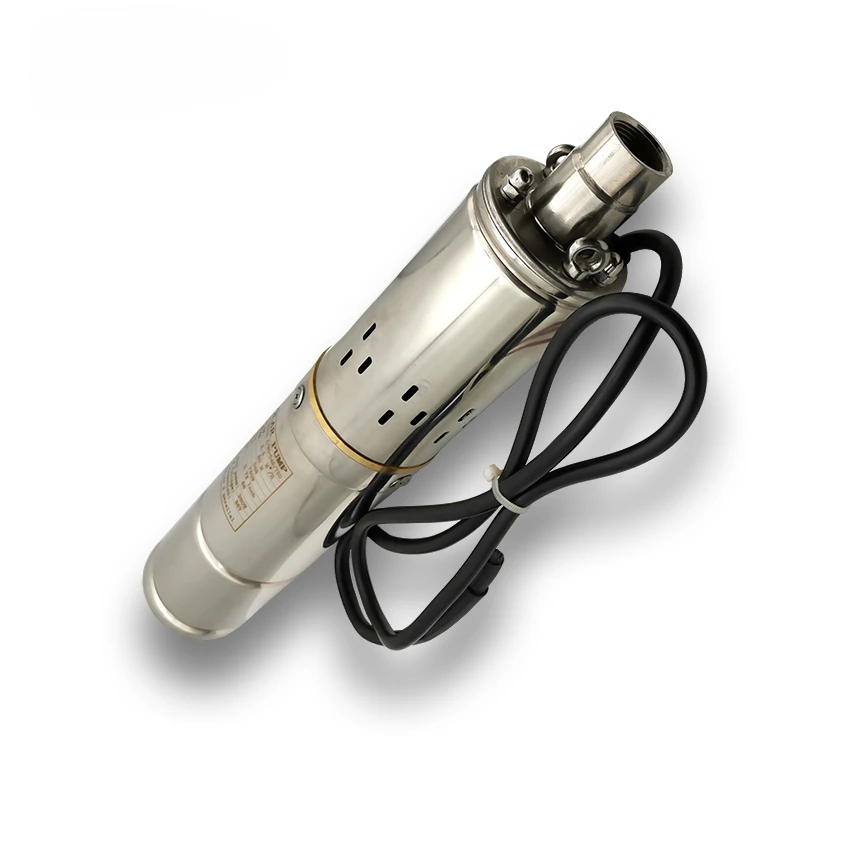 عالية الجودة تيار مستمر المضخة الشمسية غاطسة المياه 3kw لمياه الري بئر عميق em551