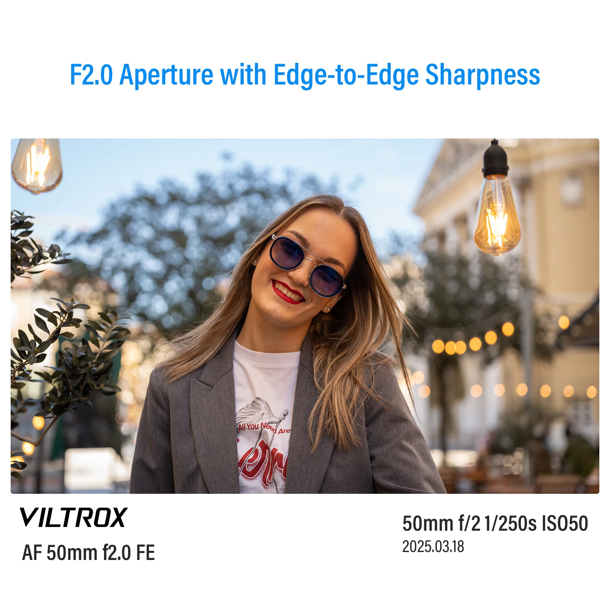 Viltrox AF 50mm F2.0 Air Full Frame Camera Lens Portrait Vlog Prime Lens for Sony E Mount Camera A7C2 ZV-E10 FX30 ZV-E1 A7M4 - Image 3