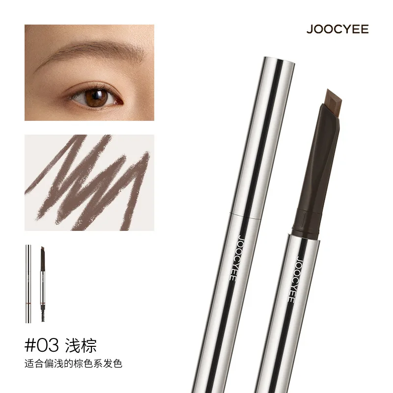 Joocyee hexagonal eyebrow pencil is long-lasting and easy to operate. Extremely thin wild eyebrow silky eyebrow pencil.