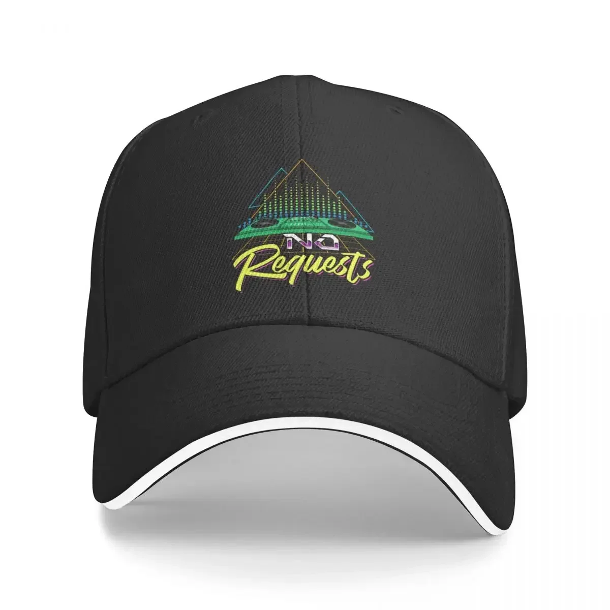 DJ - No Requests Baseball Cap Golf Wear Fashion Beach Caps For Women Men's