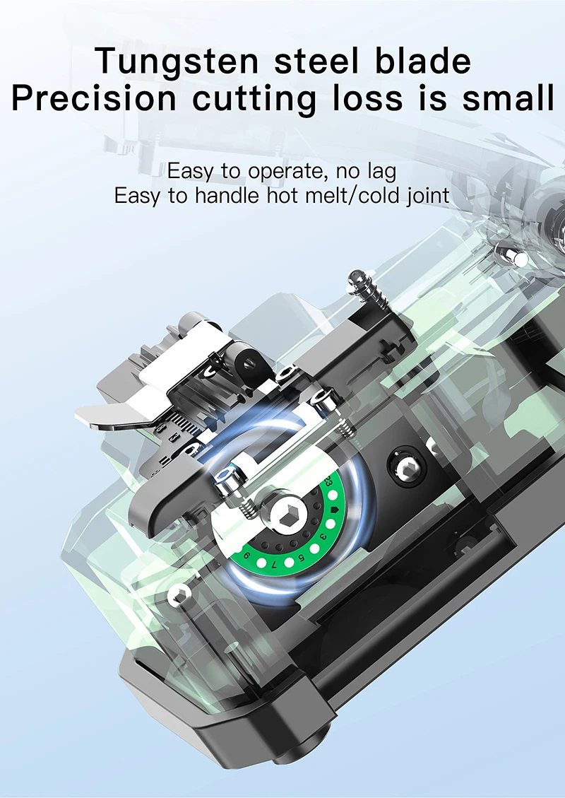 AUA-X8 One-step Fiber Cleaver FTTH Optical Fiber Cutter Fiber Optic Core Fusion