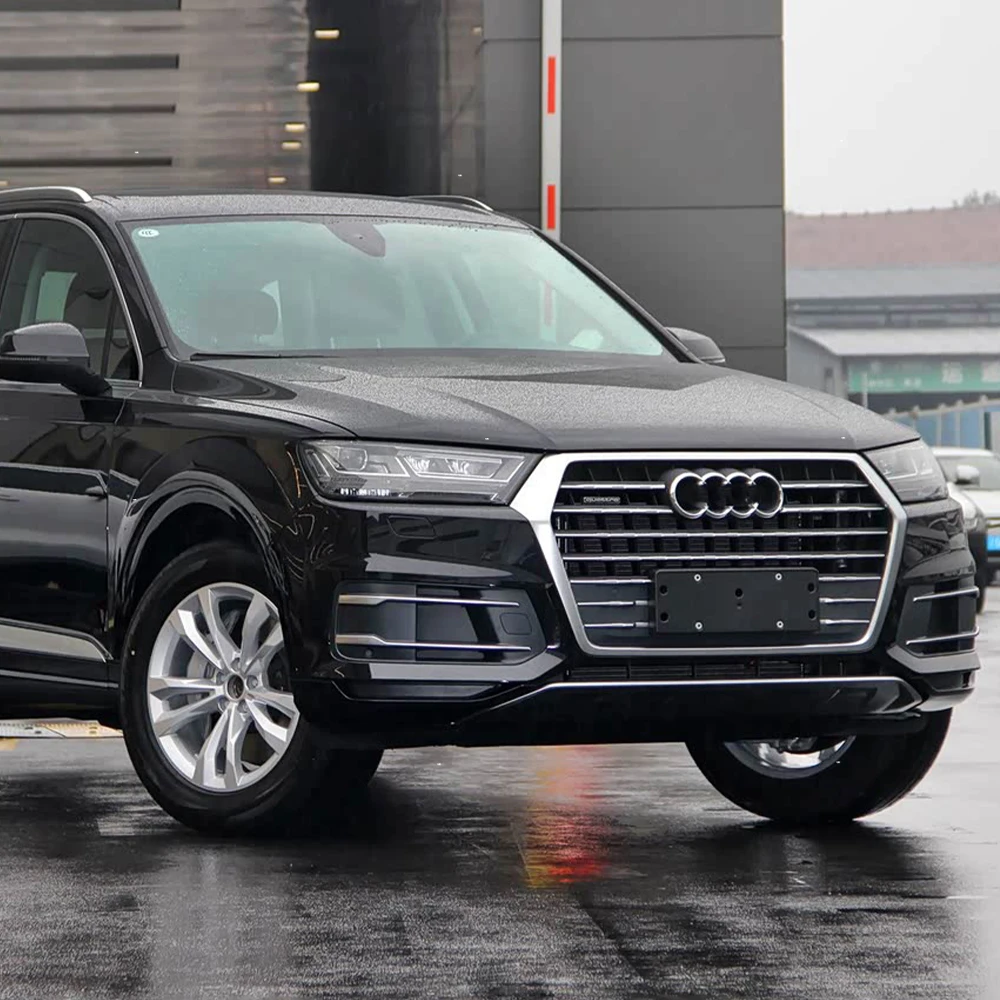 مجموعة المصابيح الأمامية للسيارات لأودي Q7 2016-2019 ترقية عالية التكوين عدسة عرض LED التوصيل والتشغيل أدوات السيارات الملحقات