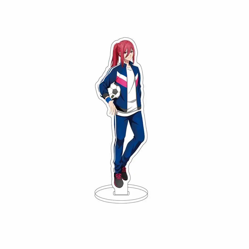 Soporte de figura acrílica de 16 cm, anime BLUE LOCK, Barō Shōei, Gagamaru Gin, Jingo Raichi, Chigiri Hyōma, Bachira Meguru, adornos de cosplay, regalos