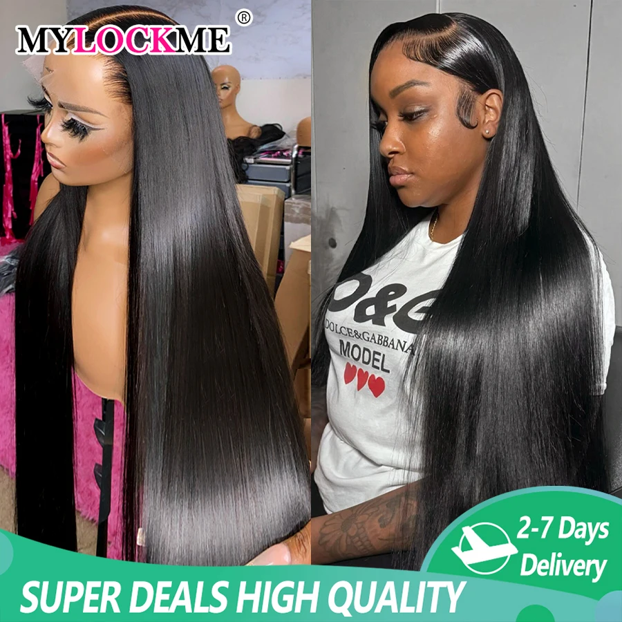 Bone Straight Transparent 13x4 13x6 Lace Front Wigs Brazilian Lace Frontal Wigs Human Hair Cheap Hair 4x4 Lace Closure Wig