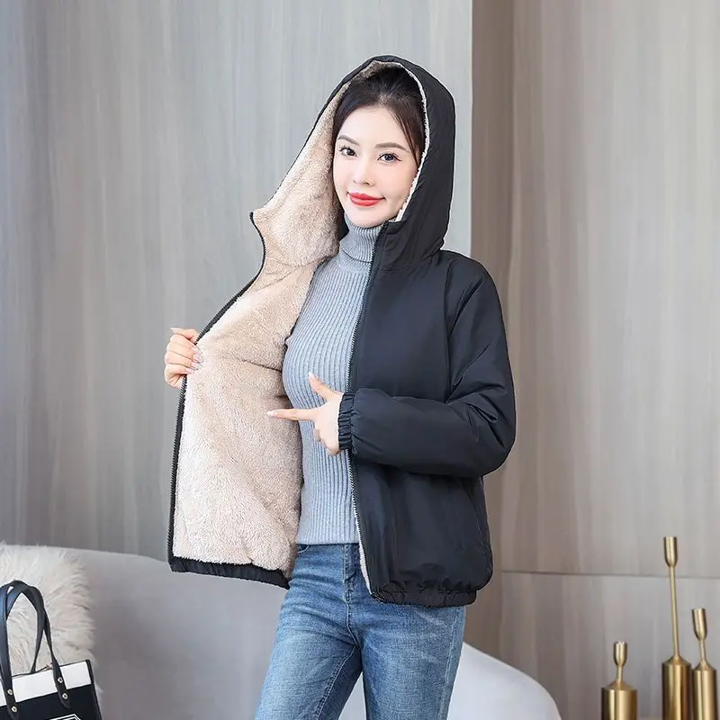 2023 New Women Cotton Coat Winter Jacket Female Joker Parkas Given To Philandering Outwear Short Overcoat