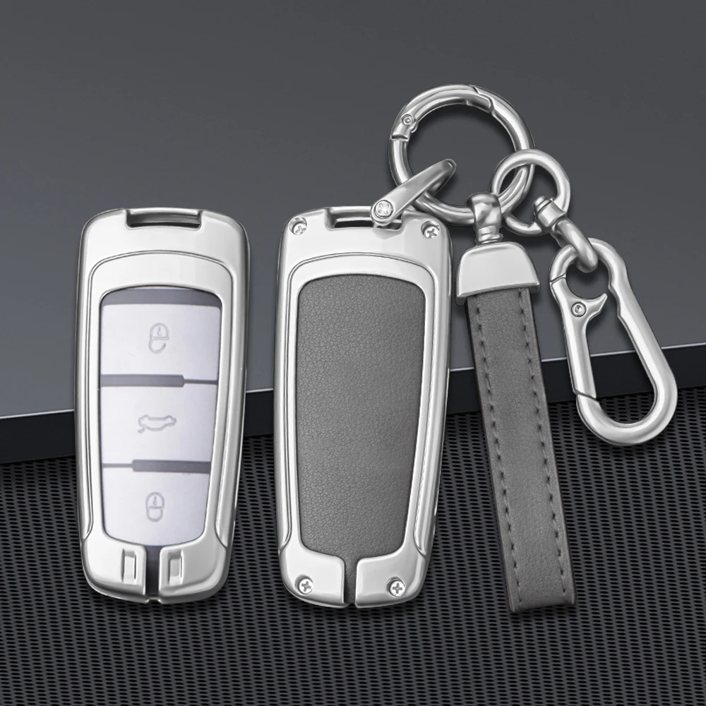 

Alloy Car Key Case Remote Control Protective Cover for Volkswagen VW CC Passat B5 B6 B8 B7 3C Lavida Protector Keyless Fob