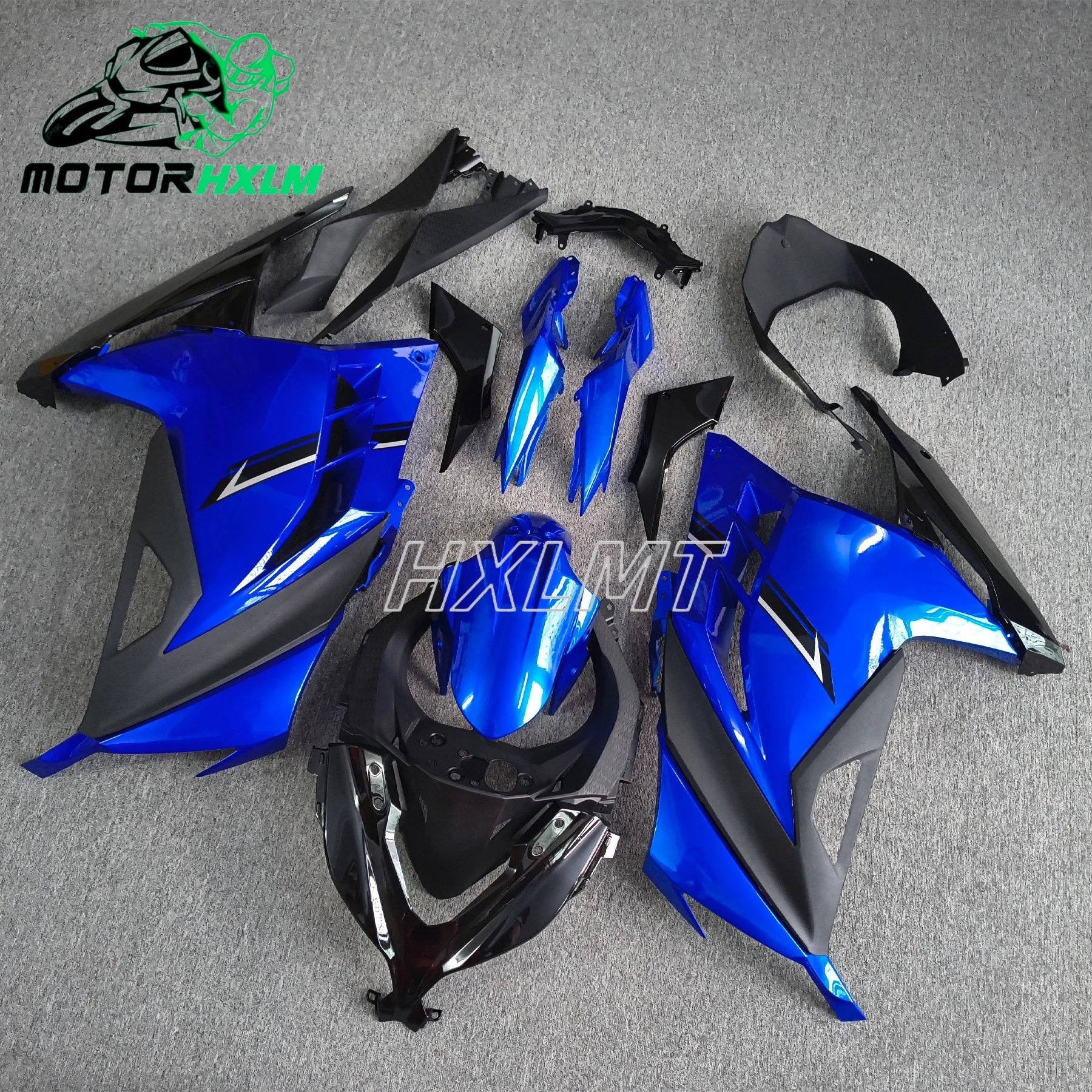 New ABS Motorcycle Fairing Kits For Kawasaki Ninja 300 2013 2014 2015 2016 2017 EX300 ZX300R Fairings Kit Set Glossy Black 5