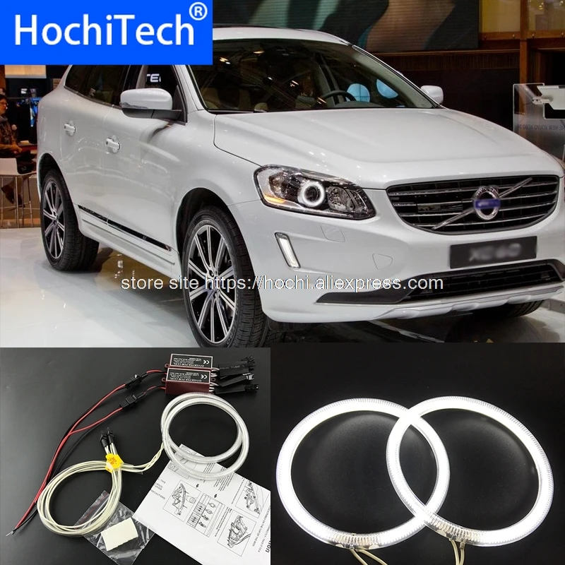 

Для Volvo XC60 с проектором 2014 2015 HochiTech Ccfl Angel Eyes Kit Белый 6000 К Ccfl Кольца Фара