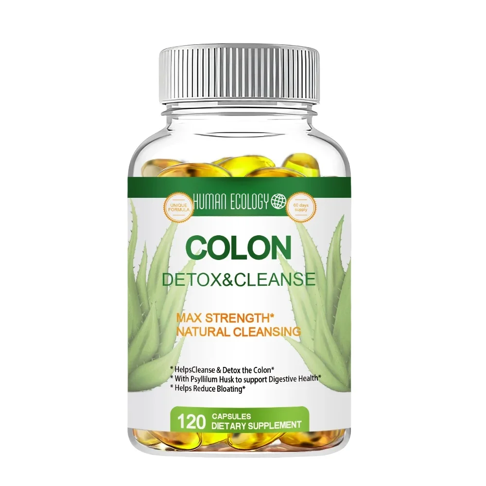 Colon Cleansing Supplement - Full Body Colon, Digestive Regulation and Gut Health for Men and Women, 120 Capsules