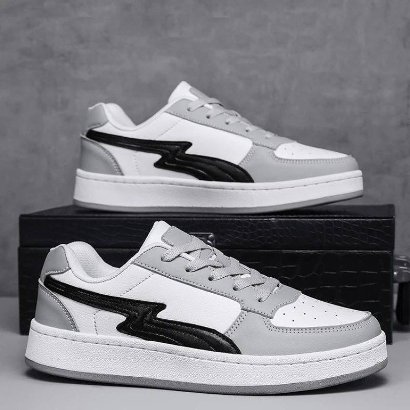 

Новые мужские низкие бестселлеры, большие повседневные и удобные кроссовки на вулканизированной шнуровке с круглым носком и мягкой подошвой с цветными блоками