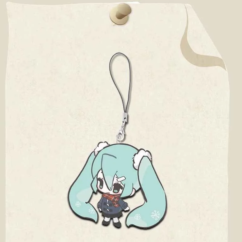 휴대 전화 체인 사운드 거리 장어 귀여운 아크릴 휴대 전화 매는 밧줄 가방 매는 밧줄 주변의 악센트 테토 친구에게 선물 보내기